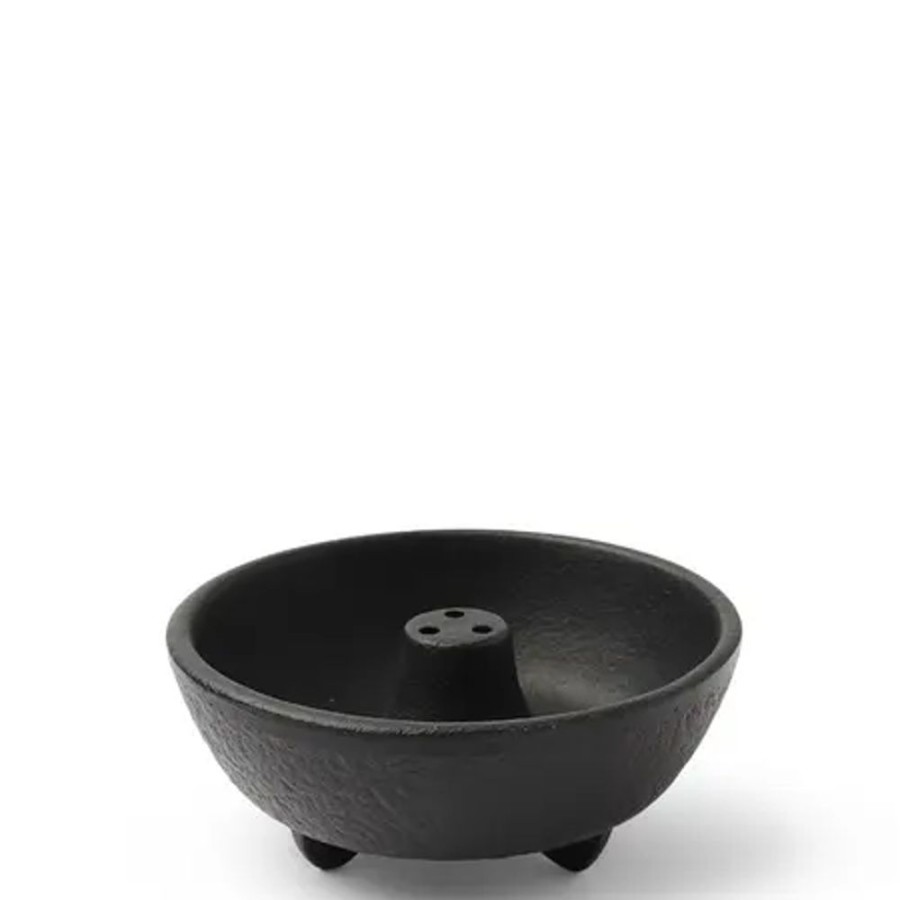 Miya Company Incense Holder Black Center Cone | Incense