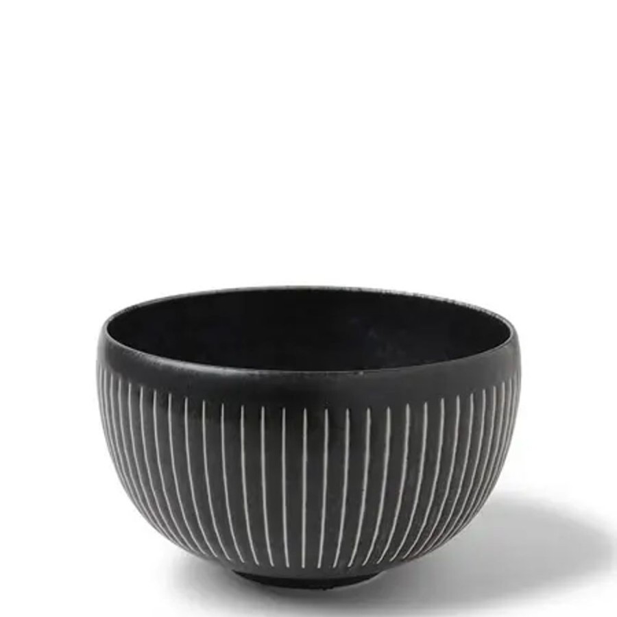 Miya Company Black Cosmos Horsetails Bowl 6-1/4" | Medium Bowls