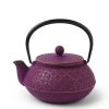 Miya Company Cast Iron Teapot Gold Purple Seven Jewels | Cast Iron