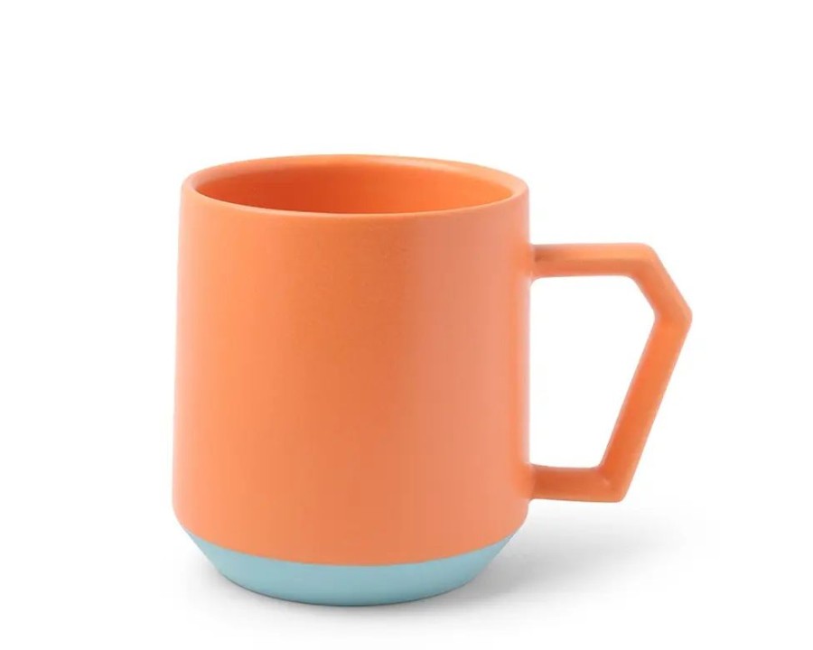 Miya Company Chips 12 Oz. Mug Pastel Orange | Mugs