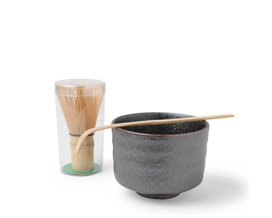 Miya Company Matcha Set Peacock Sepia | Matcha Bowls & Accessories