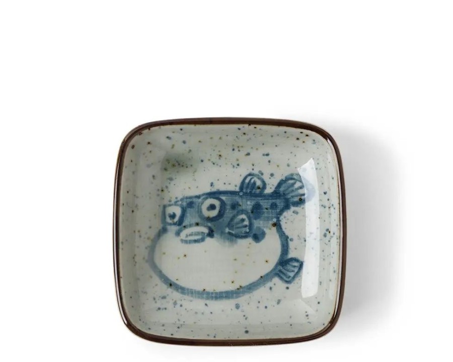 Miya Company Sauce Dish 3.5" Puffer Fish | Fish