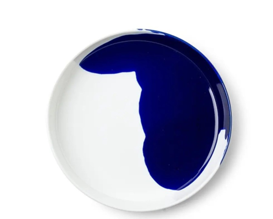 Miya Company Blue Splash 7.75" Plate | Medium Plates