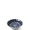 Miya Company Blue Textile Raindrops Sauce Dish | Sauce Dishes