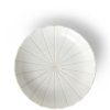 Miya Company Kasa Lines White 6.5" Plate | Medium Plates