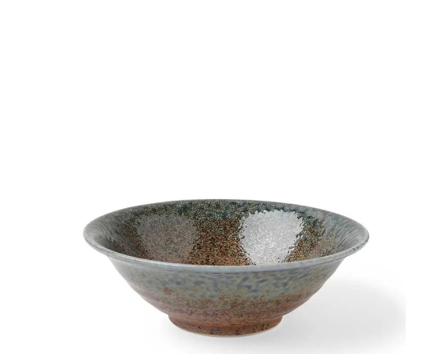 Miya Company Blue Sand Crackle Bowl 7-5/8" | Medium Bowls