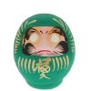 Miya Company Daruma Green Health 3-3/4" | Figurines