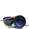 Miya Company Aranami 5" Bowl For Two Set | Bowl Sets