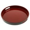 Miya Company Tray Black/Red 13-1/2" | Trays